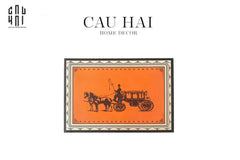 Thảm Cửa Da - Door Mat - 60X90 Ultra Luxury Chariot-CẬU HAI HOME DECOR
