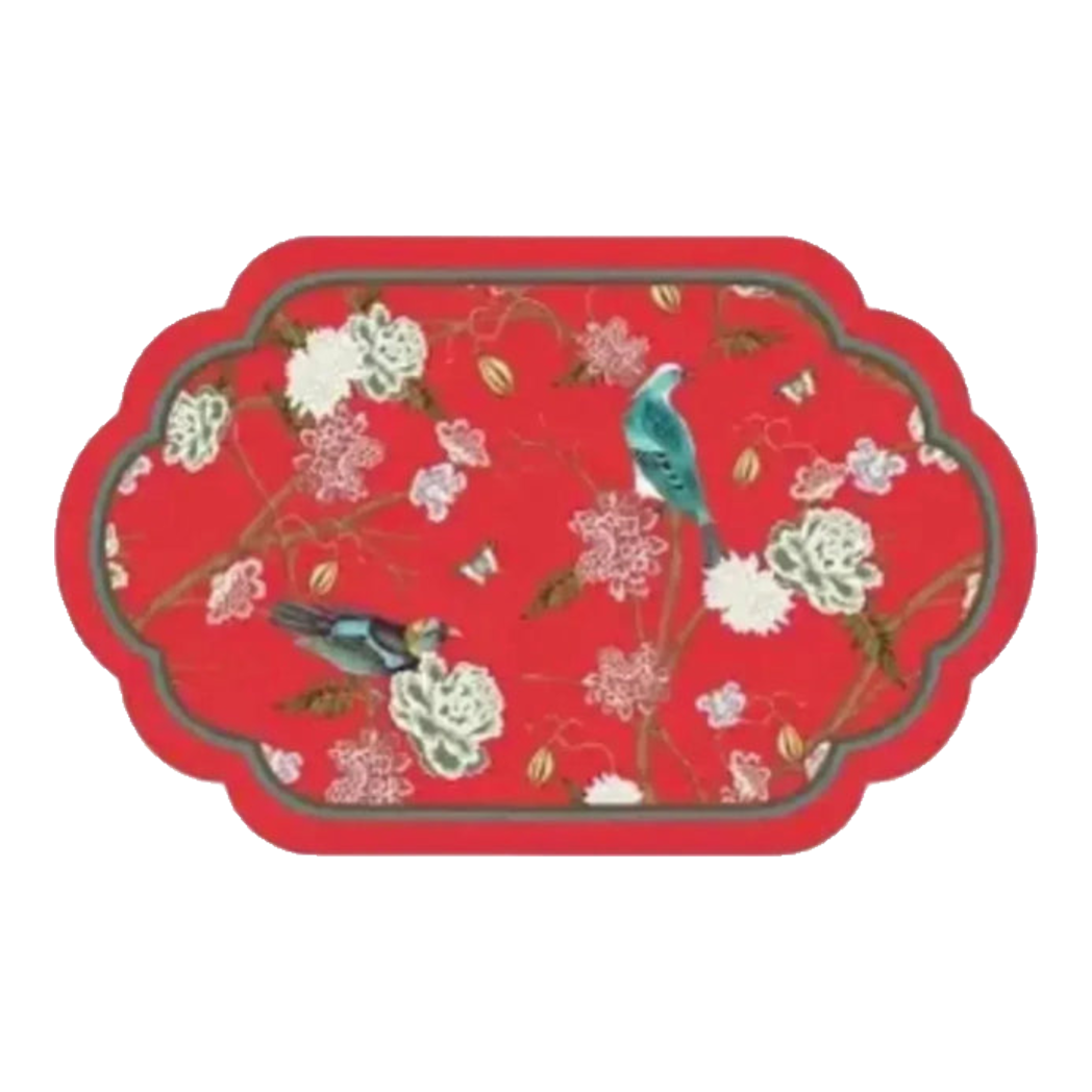 Thảm Cửa Da Thấm Hút Micro-Nappa Gen8 50X80 - Qing Dynasty Crimson Legacy-THẢM CỬA-Đối tác tại Trung Quốc theo từng đơn đặt hàng-CẬU HAI HOME DECOR