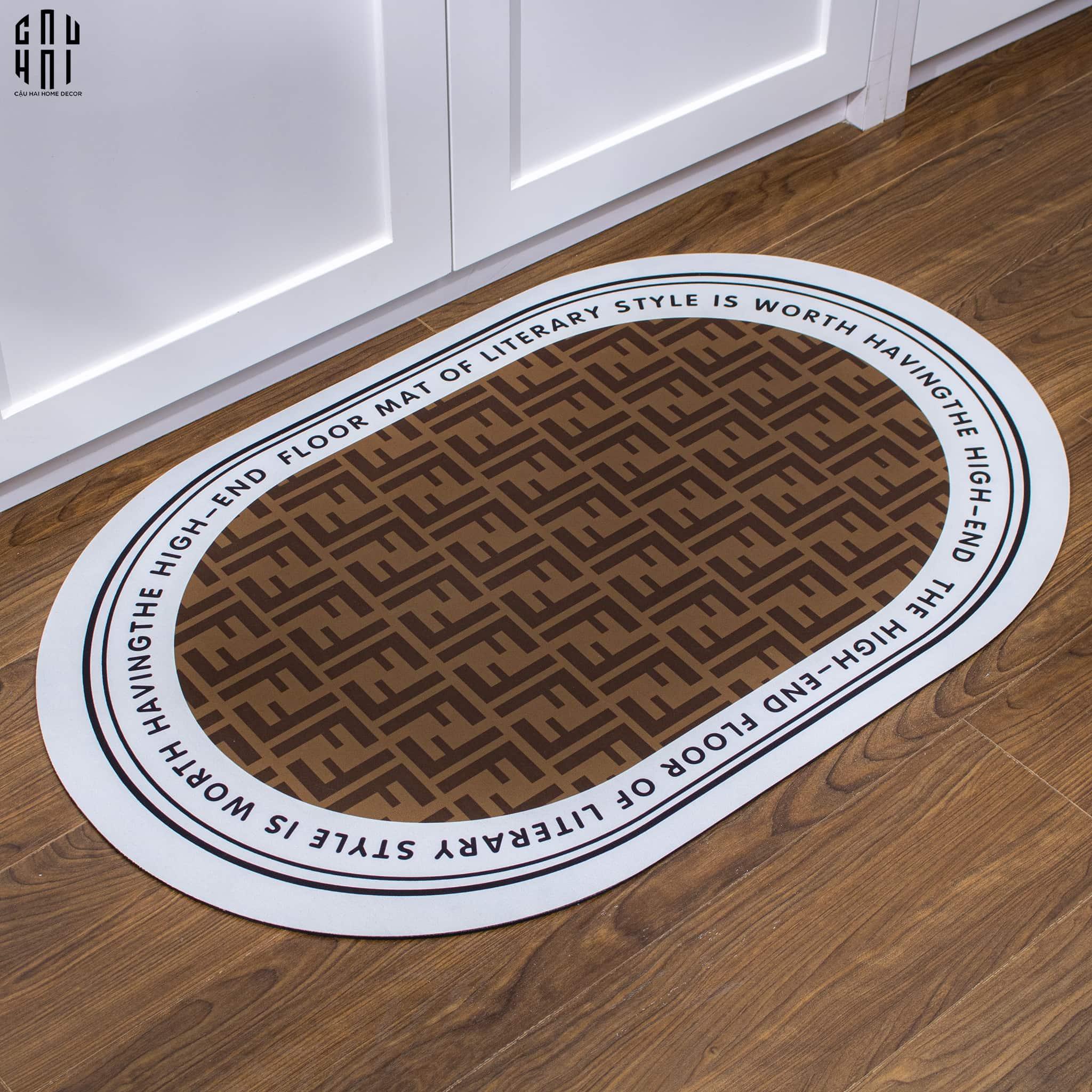 THẢM CỬA - DOOR MAT - 50x80 ARTHUR - CẬU HAI HOME DECOR