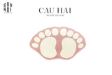 THẢM CỬA SỢI DỆT - DOOR MAT - 50x80 LOVEY FOOT-CẬU HAI HOME DECOR