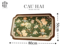 Thảm Cửa Micro Nappa Gen 8 50X80 - Vert Hydrangea Jardin Premium Door Mat-CẬU HAI HOME DECOR