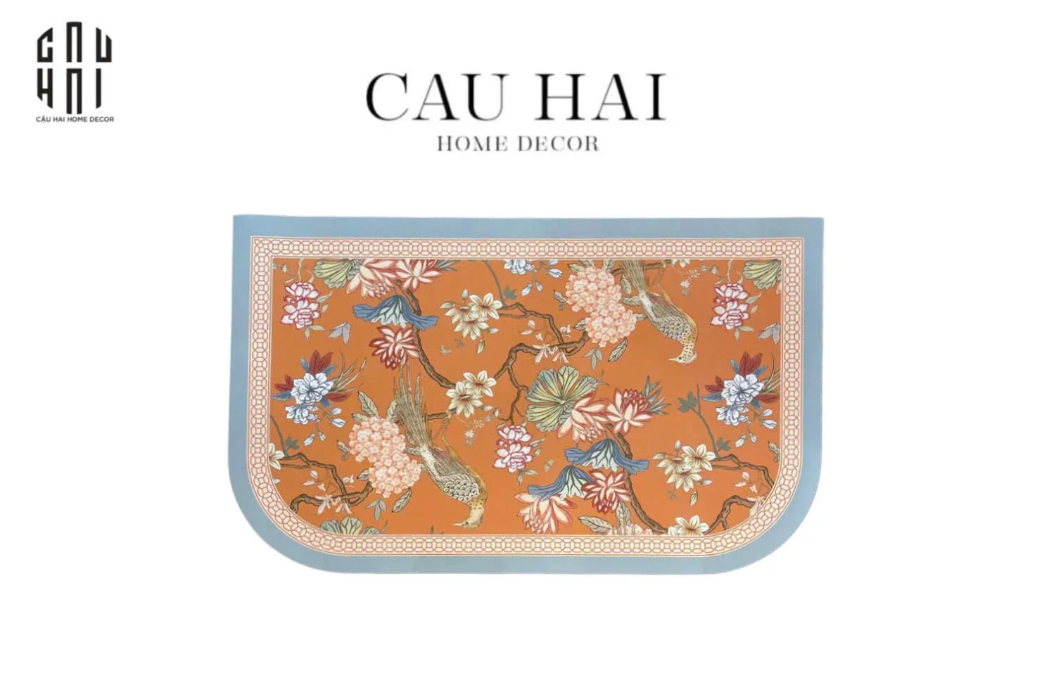THẢM CỬA MICROFIBER 50X80 BIRD OF DYNASTY - CẬU HAI HOME DECOR