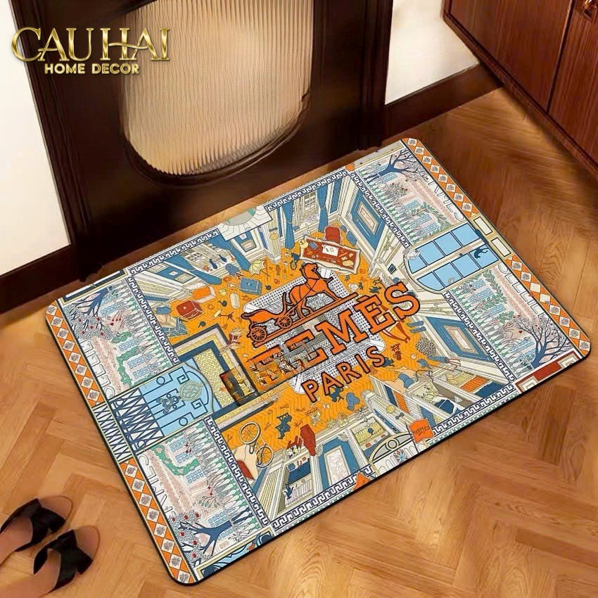 Thảm Cửa Microfiber 50X80 - Lafayette Parisienne. - CẬU HAI HOME DECOR