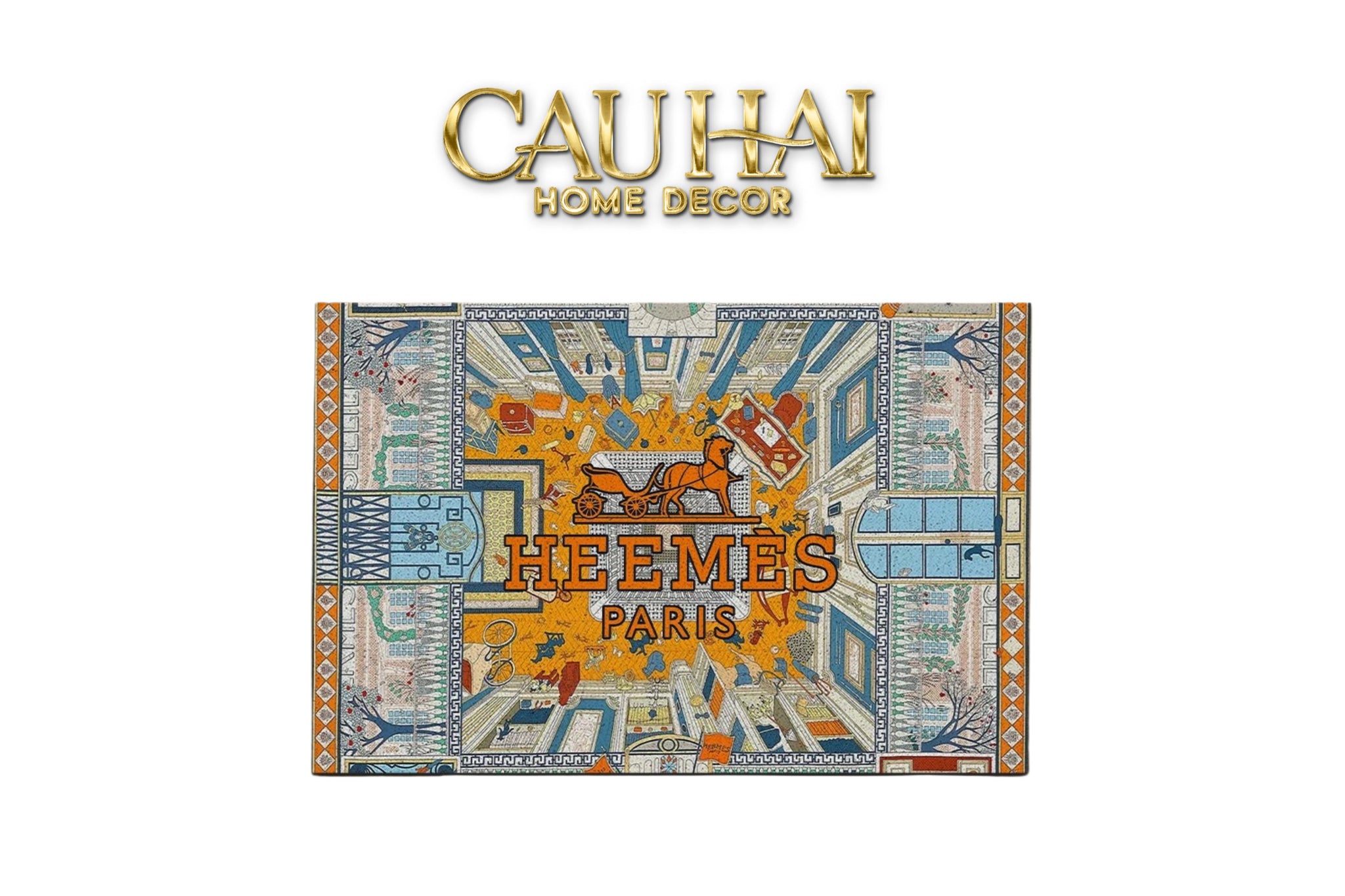 Thảm Cửa Microfiber 50X80 - Lafayette Parisienne. - CẬU HAI HOME DECOR