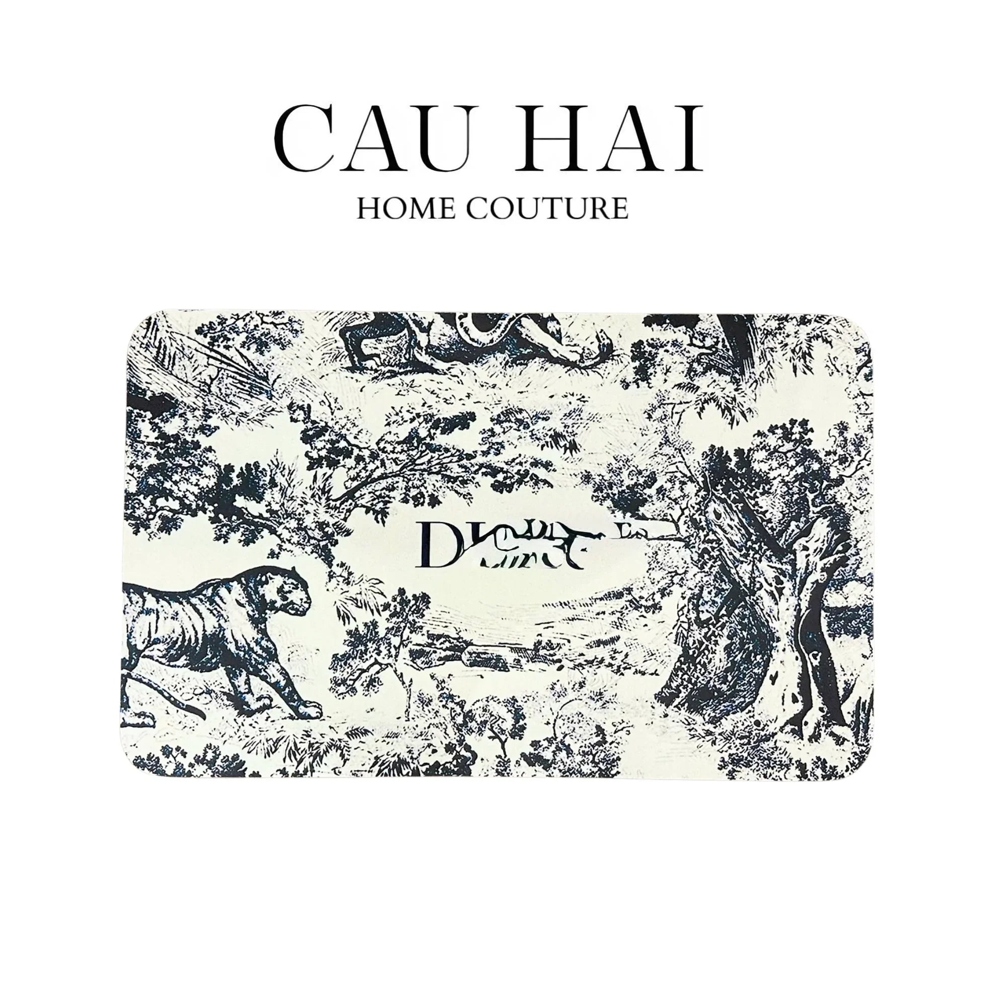 THẢM CỬA MICROFIBER 50X80 - SMOKY JUNGLE D.O - CẬU HAI HOME DECOR