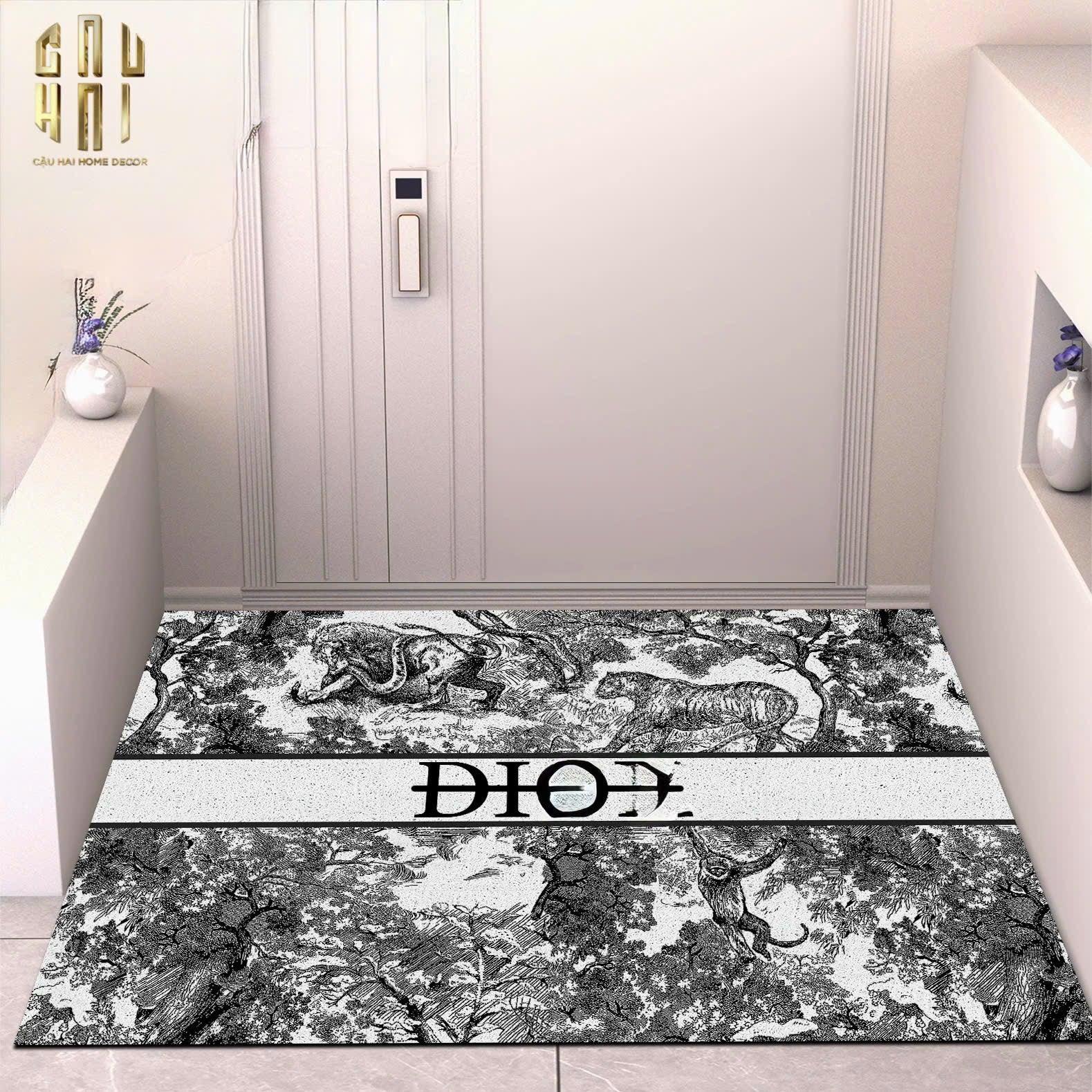 THẢM CỬA MICROFIBER 50X80 - SMOKY JUNGLE D.O - CẬU HAI HOME DECOR