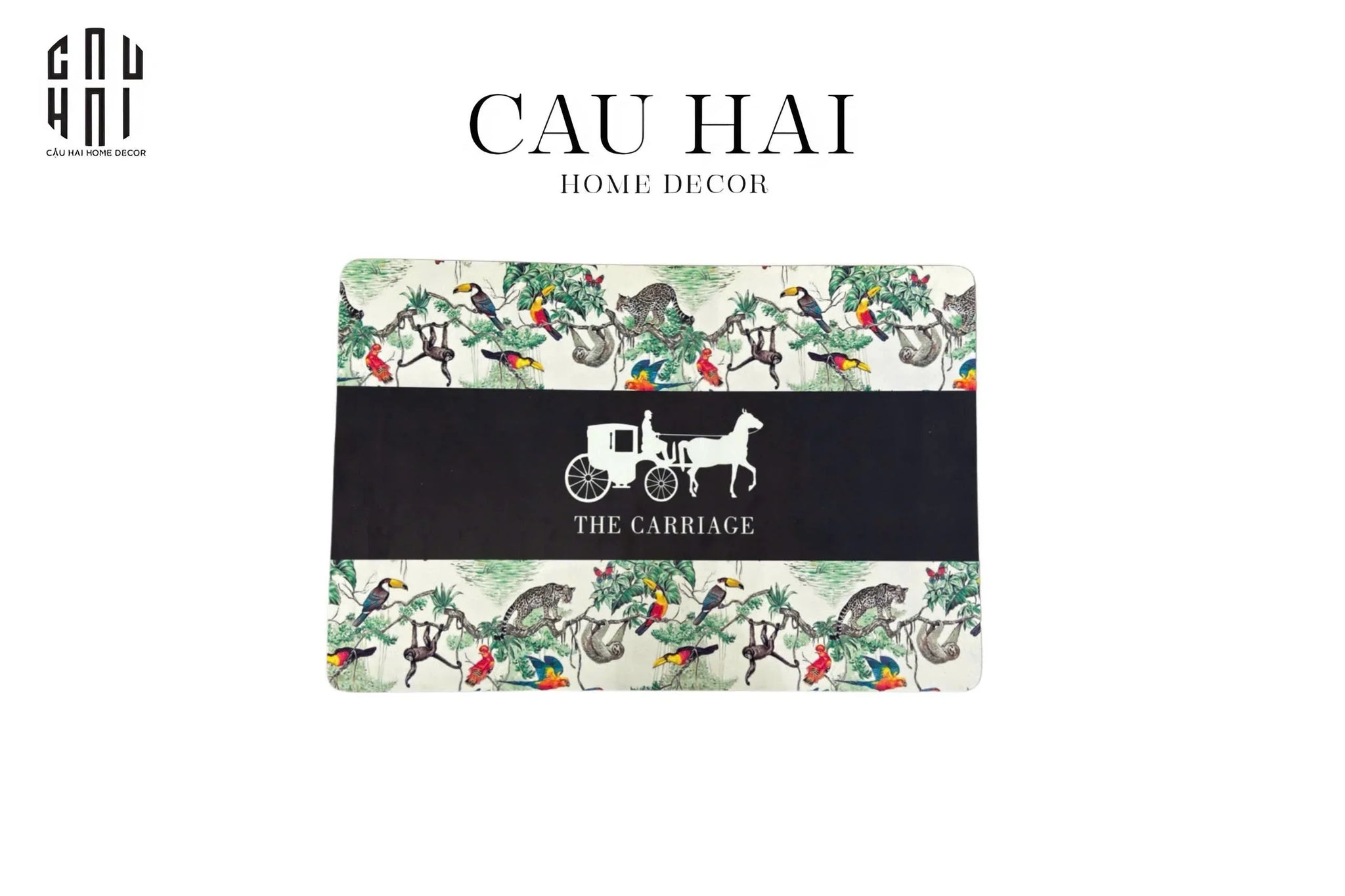 THẢM CỬA MICROFIBER 60X90 THE CARRIAGE FW25 - CẬU HAI HOME DECOR