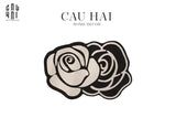 THẢM CỬA MICROFIBER - 80x120 MONOCHROME ROSE - DOOR MAT-CẬU HAI HOME DECOR
