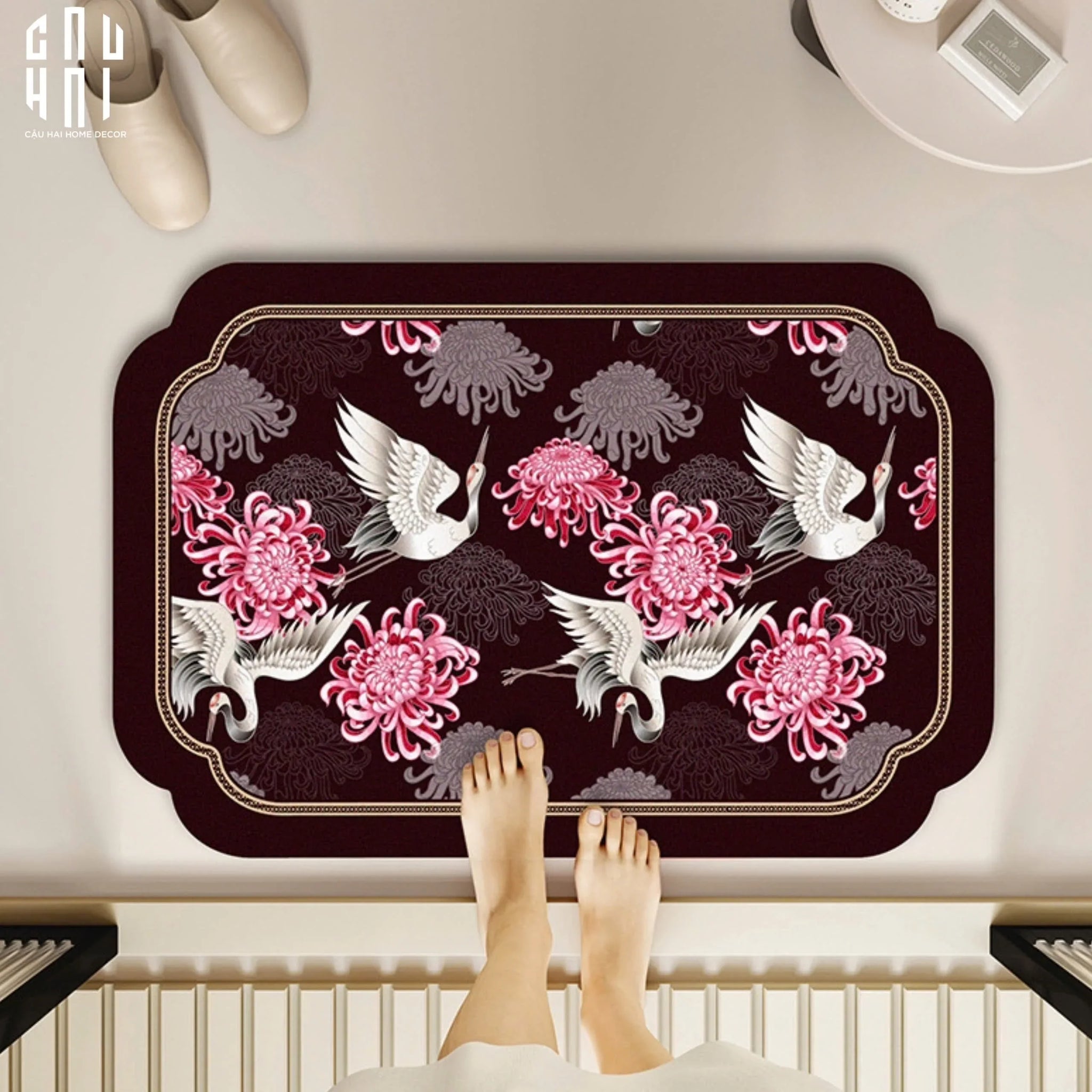 THẢM CỬA MICROFIBER - DOOR MAT 40x60 MIDNIGHT TIÊN HẠC-CẬU HAI HOME DECOR