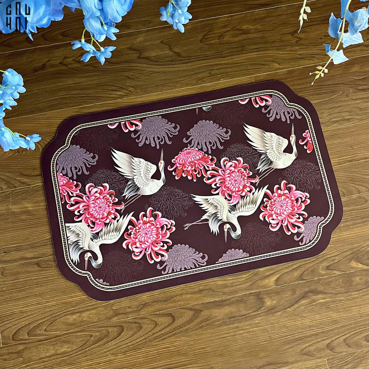 Thảm Cửa Microfiber - Door Mat 40X60 Midnight Tiên Hạc-THẢM CỬA-Đối tác tại Trung Quốc theo từng đơn đặt hàng-CẬU HAI HOME DECOR