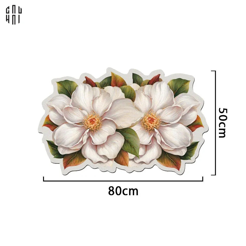 THẢM CỬA MICROFIBER - DOOR MAT - 50x80 SONG BẠCH LAN-CẬU HAI HOME DECOR