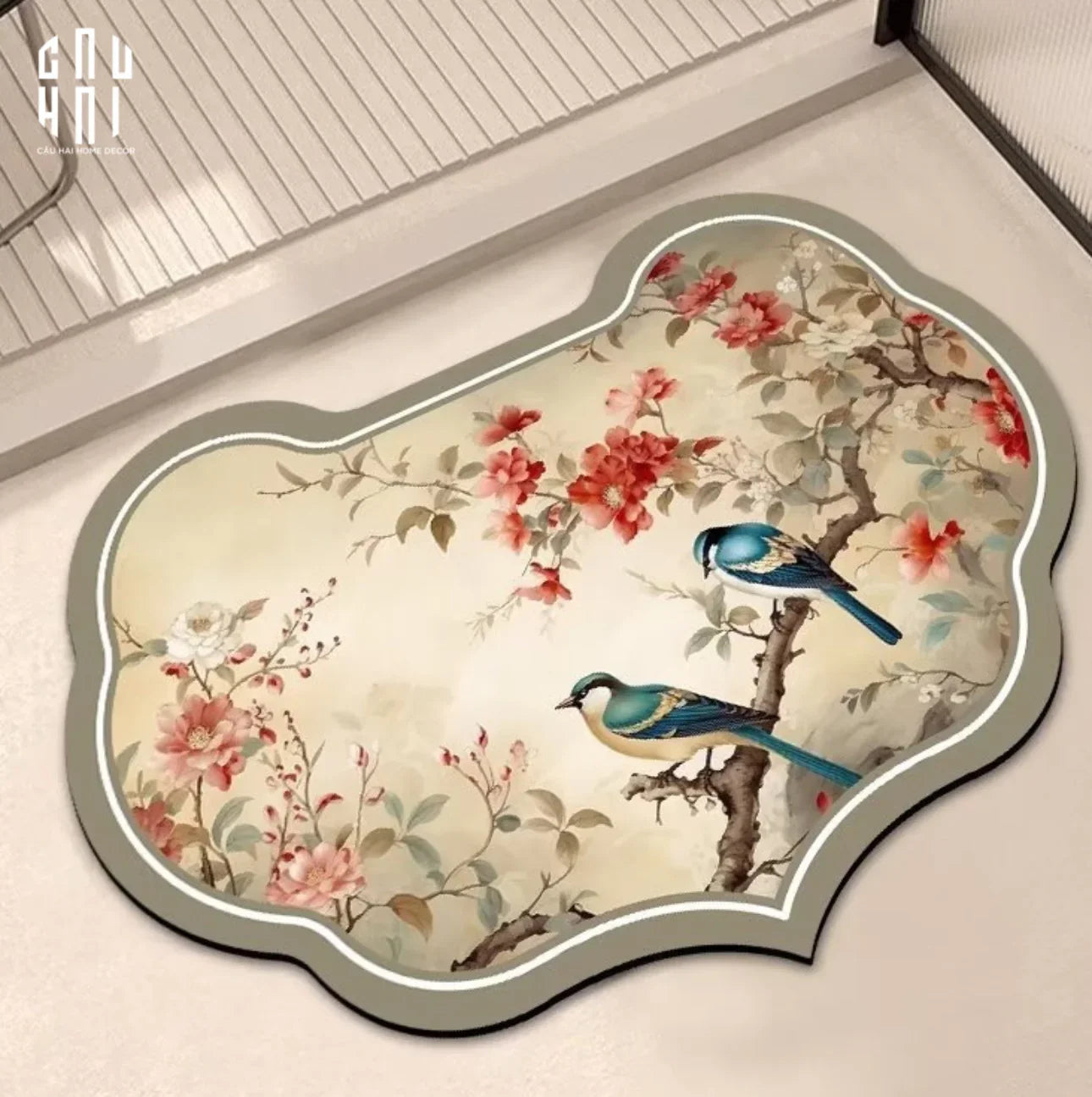 THẢM CỬA MICROFIBER - DOOR MAT - 50x80 THƯỢNG UYỂN-CẬU HAI HOME DECOR