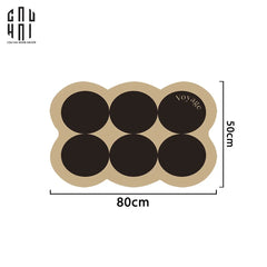 Thảm Cửa Microfiber Gen5 50X80 Multi Dot Choco Latte-CẬU HAI HOME DECOR