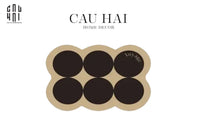 Thảm Cửa Microfiber Gen5 50X80 Multi Dot Choco Latte-CẬU HAI HOME DECOR