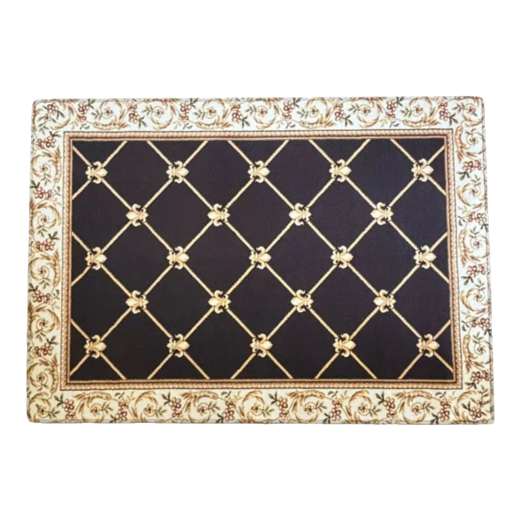 Thảm Cửa Nhung Bỉ 100X140 - Ancient Roman Royal Blue Premium Door Mat-THẢM CỬA-Đối tác tại Trung Quốc theo từng đơn đặt hàng-CẬU HAI HOME DECOR