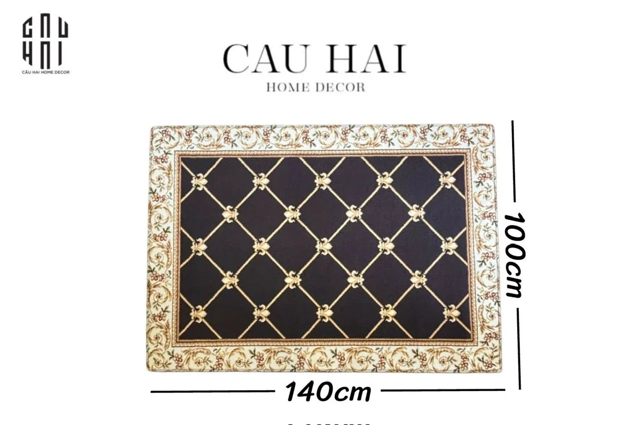 THẢM CỬA NHUNG BỈ 100x140 - ROMAN PREMIUM DOOR MAT - CẬU HAI HOME DECOR