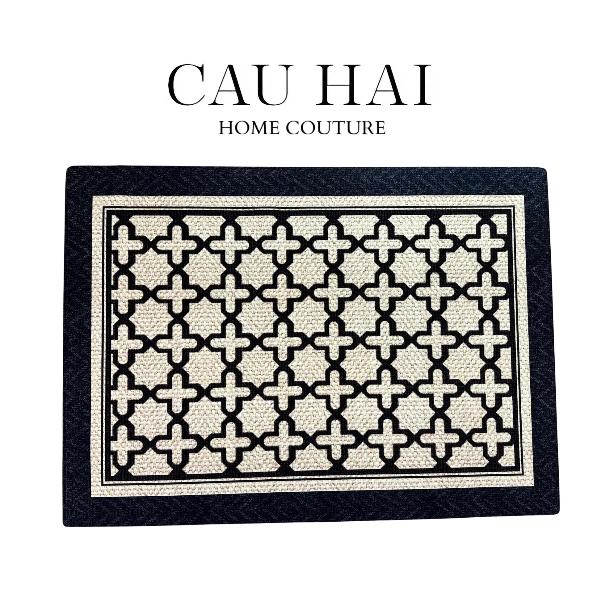 THẢM CỬA NHUNG BỈ 100x140 URBAN HERRINGBONE - CẬU HAI HOME DECOR