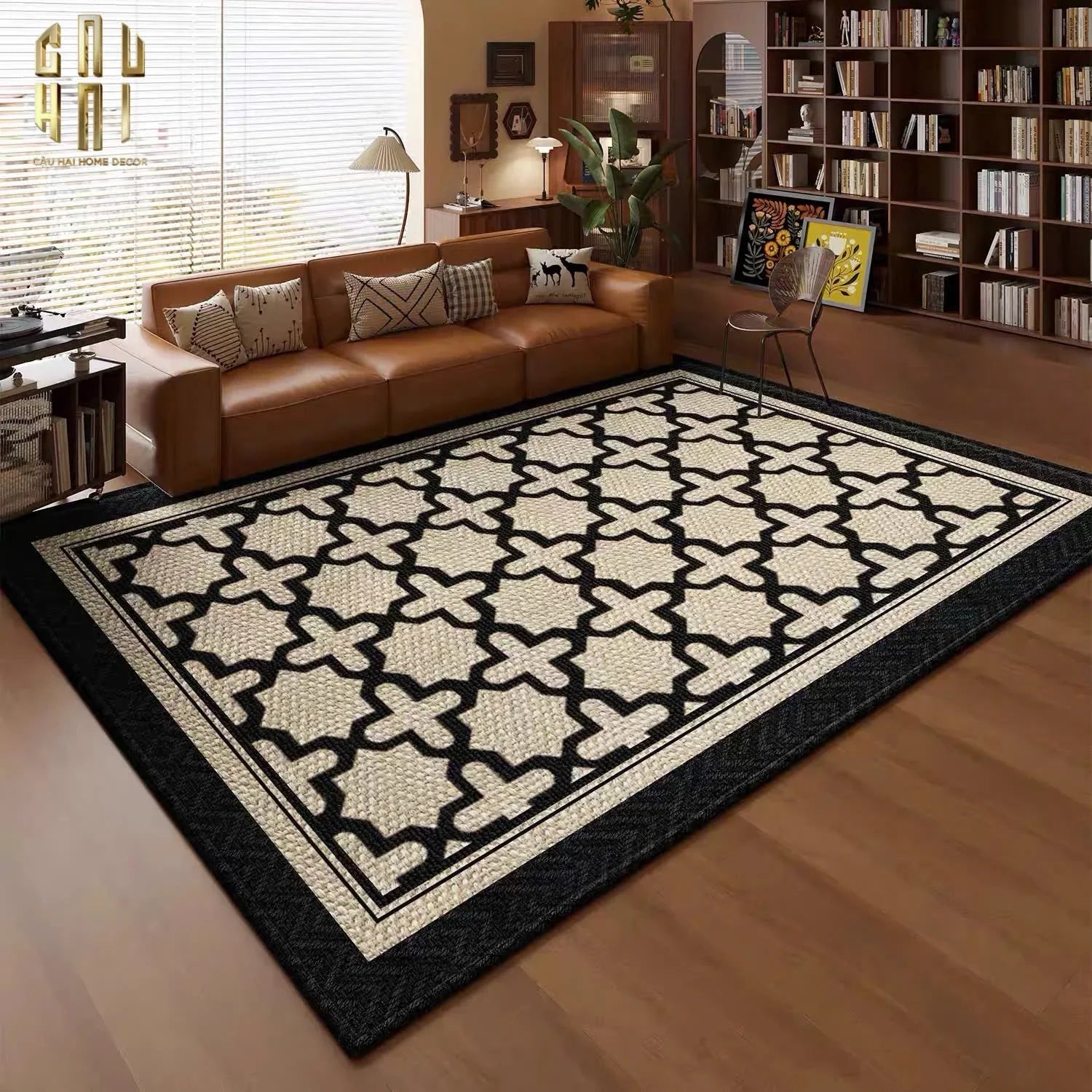 THẢM CỬA NHUNG BỈ 100x140 URBAN HERRINGBONE - CẬU HAI HOME DECOR