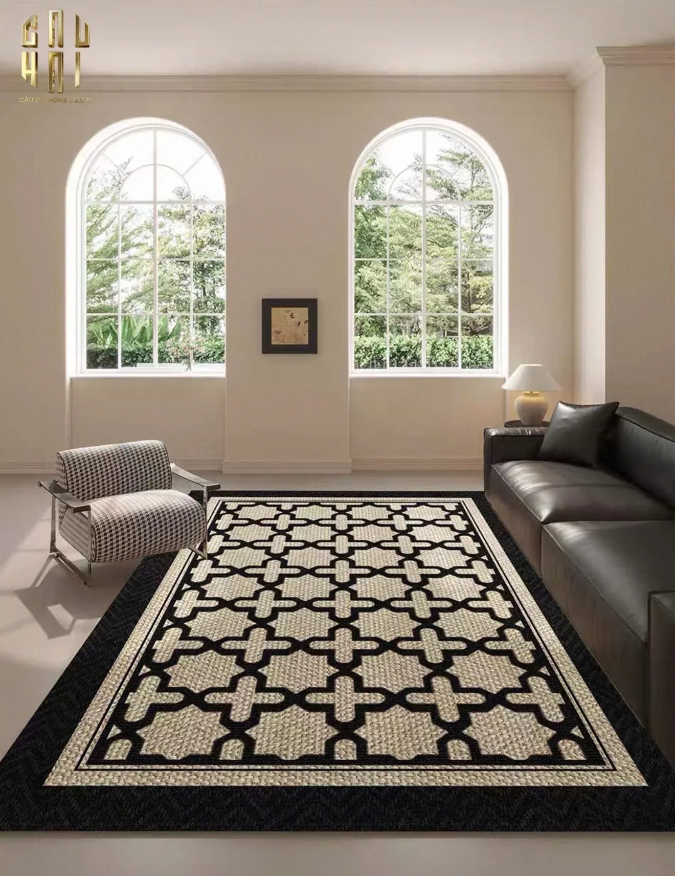 THẢM CỬA NHUNG BỈ 100x140 URBAN HERRINGBONE - CẬU HAI HOME DECOR