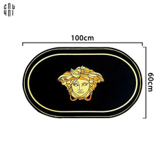Thảm Cửa Nhung Bỉ 60X100 Golden Medusa Gaze-CẬU HAI HOME DECOR
