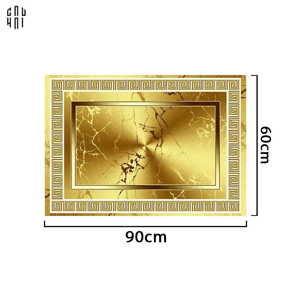 Thảm Cửa Nhung Bỉ - 60X90 Golden Marble Aura-CẬU HAI HOME DECOR