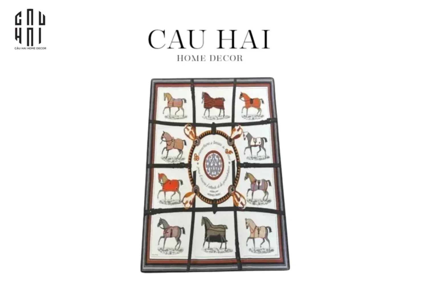 THẢM CỬA NHUNG BỈ 80x120 - DOOR MAT LE BLANC RENAISSANCE-CẬU HAI HOME DECOR