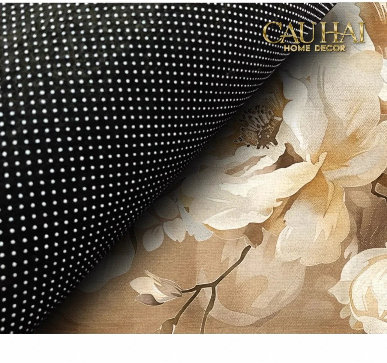 Thảm Cửa Nhung Bỉ 80x120 - Pivoine D’Ivoire Petal Serenity-CẬU HAI HOME DECOR
