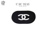 THẢM CỬA NHUNG BỈ - DOOR MAT - 60x100 BLACK OVAL COCO-CẬU HAI HOME DECOR