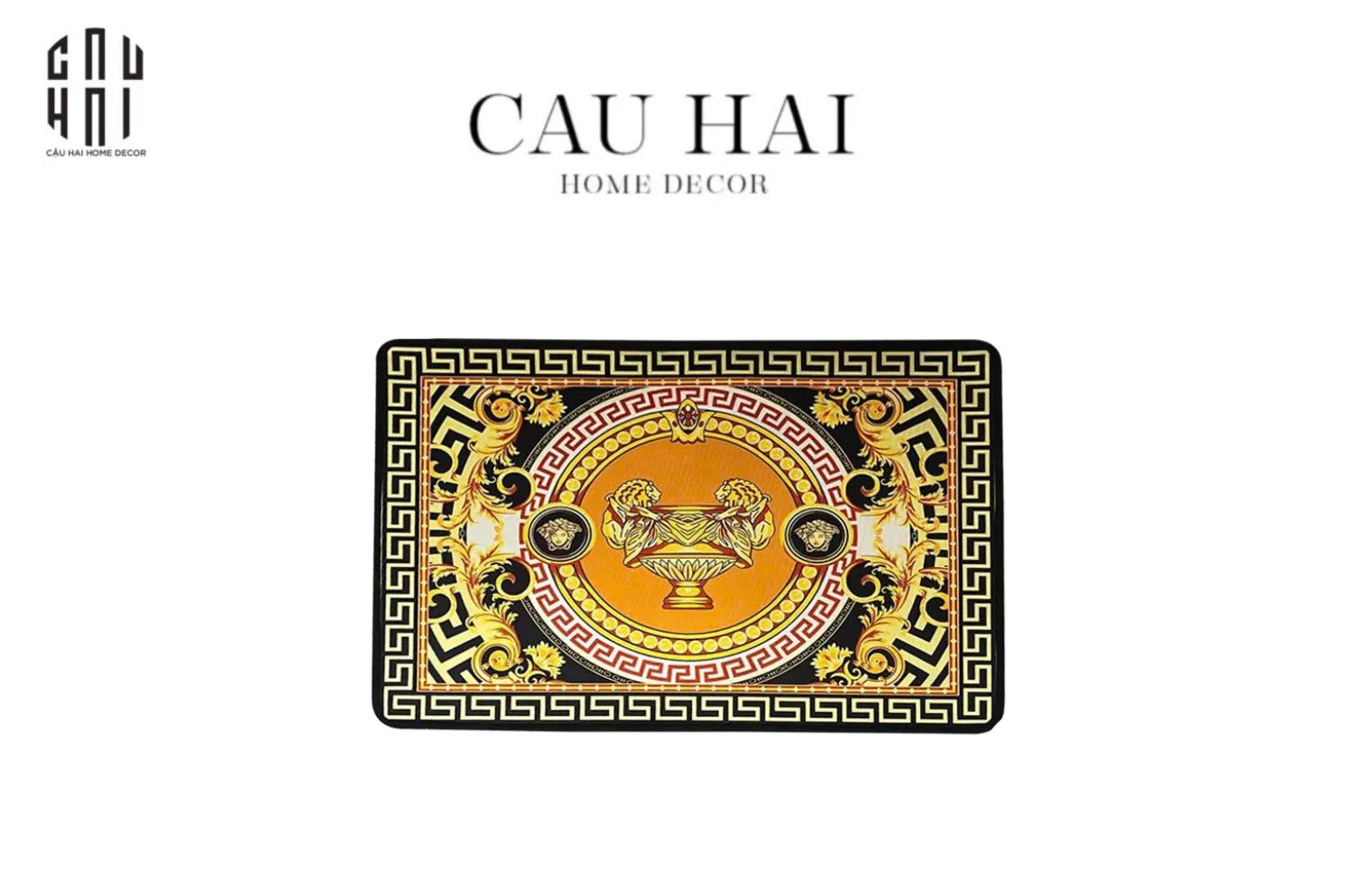 THẢM CỬA NHUNG BỈ - DOOR MAT - 60x90 BAROCCO - CẬU HAI HOME DECOR