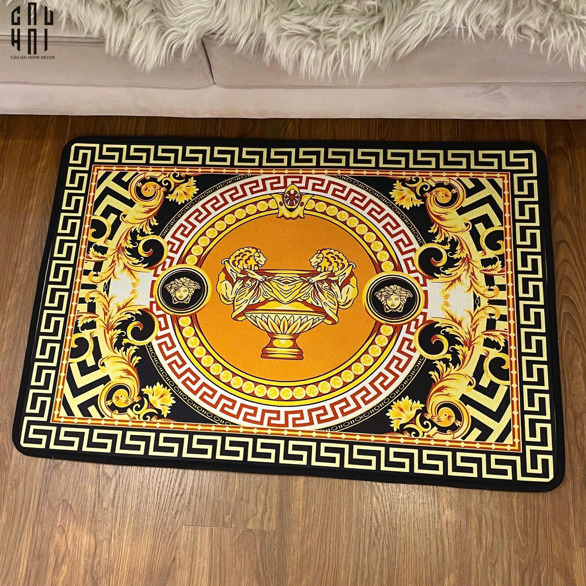THẢM CỬA NHUNG BỈ - DOOR MAT - 60x90 BAROCCO-CẬU HAI HOME DECOR