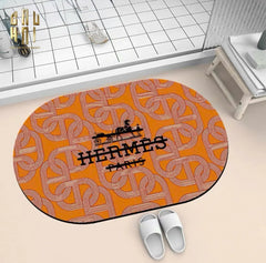 Thảm Cửa Oval Microfiber Gen7 50X80 - Chain D'Ancre-CẬU HAI HOME DECOR