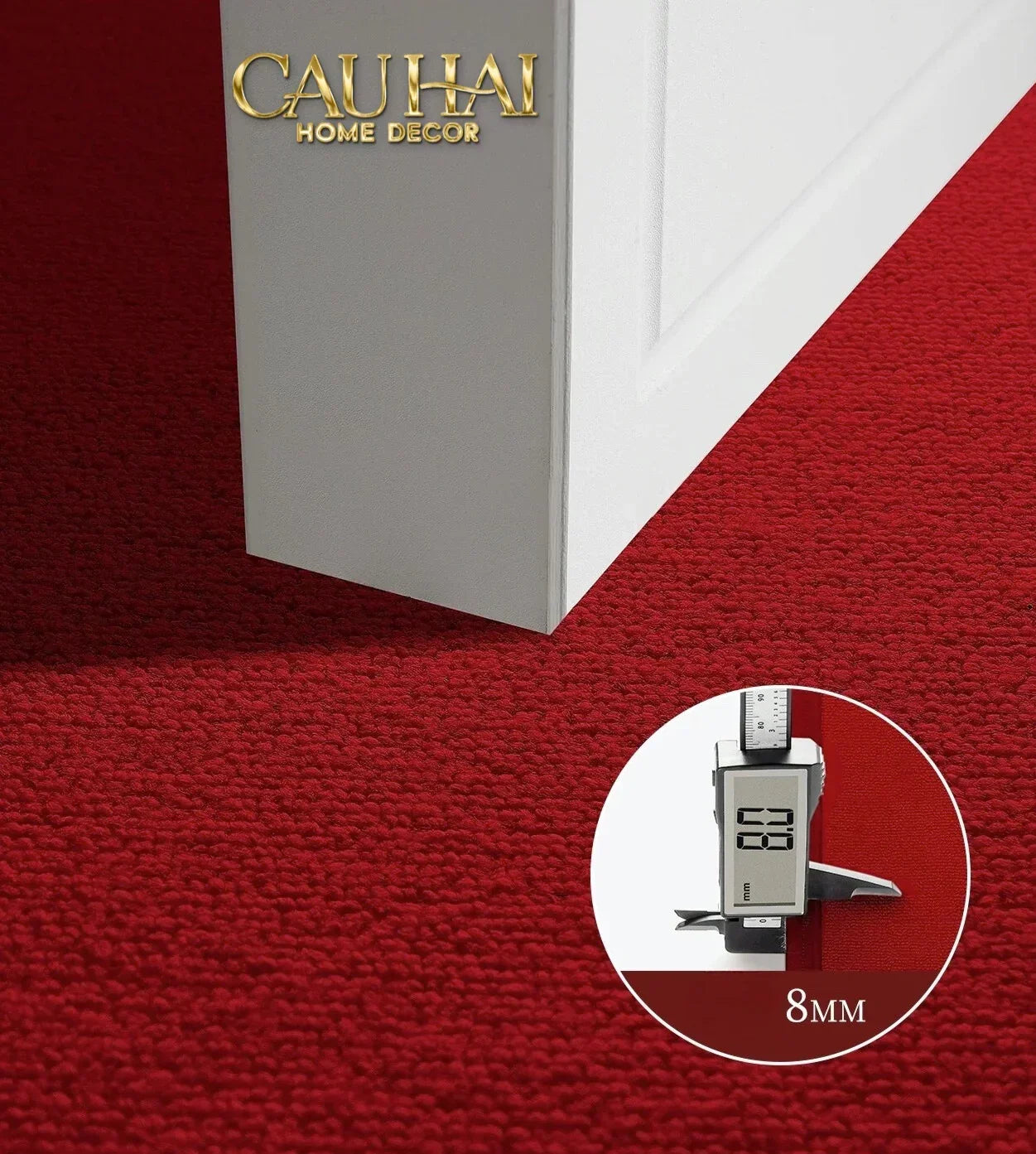 Thảm Cửa Sợi Dệt 60x90 Ngựa Hoàng Gia - Petite Équestre Royale Bleu Fleur de Monogram-CẬU HAI HOME DECOR