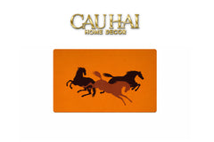 Thảm Cửa Thảm Bathroom 60x90 45D Foam Core Nappa Gen9 - Triptyque Stallions Terra H Class-CẬU HAI HOME DECOR