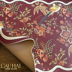 Thảm Cửa Thảm Bathroom Da Micro-Nappa Gen8 60X90 - Phoenix Dynasty Ruby Jardin - Da Thấm Hút-CẬU HAI HOME DECOR
