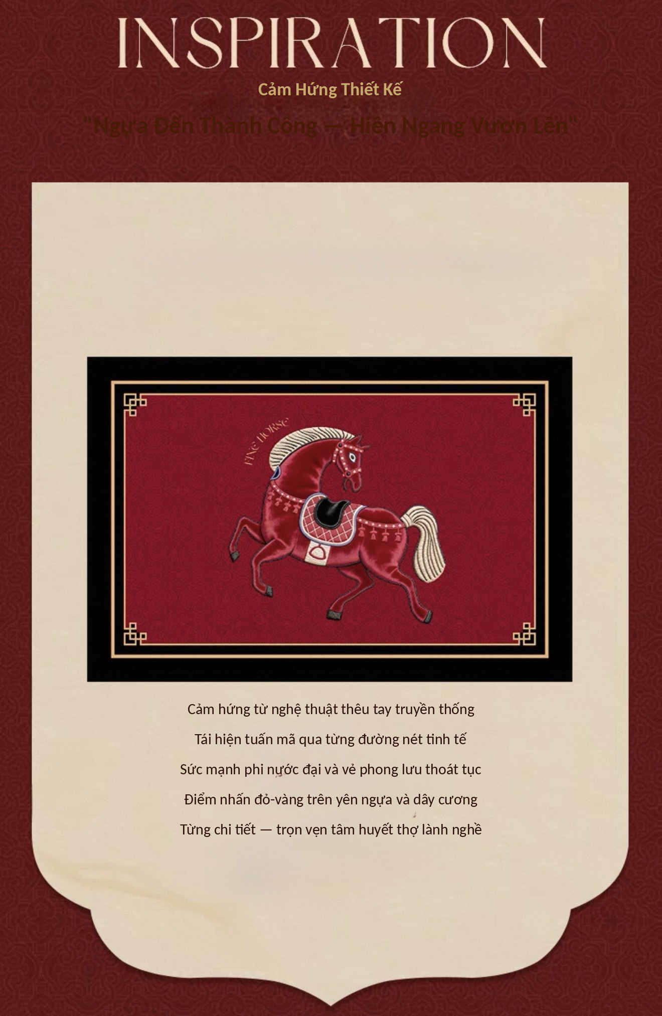 Thảm Cửa / Thảm Bathroom Micro Nappa Gen8 55x90 - Impérial Équestre Embroidered Cheval - Ruby Rouge-CẬU HAI HOME DECOR