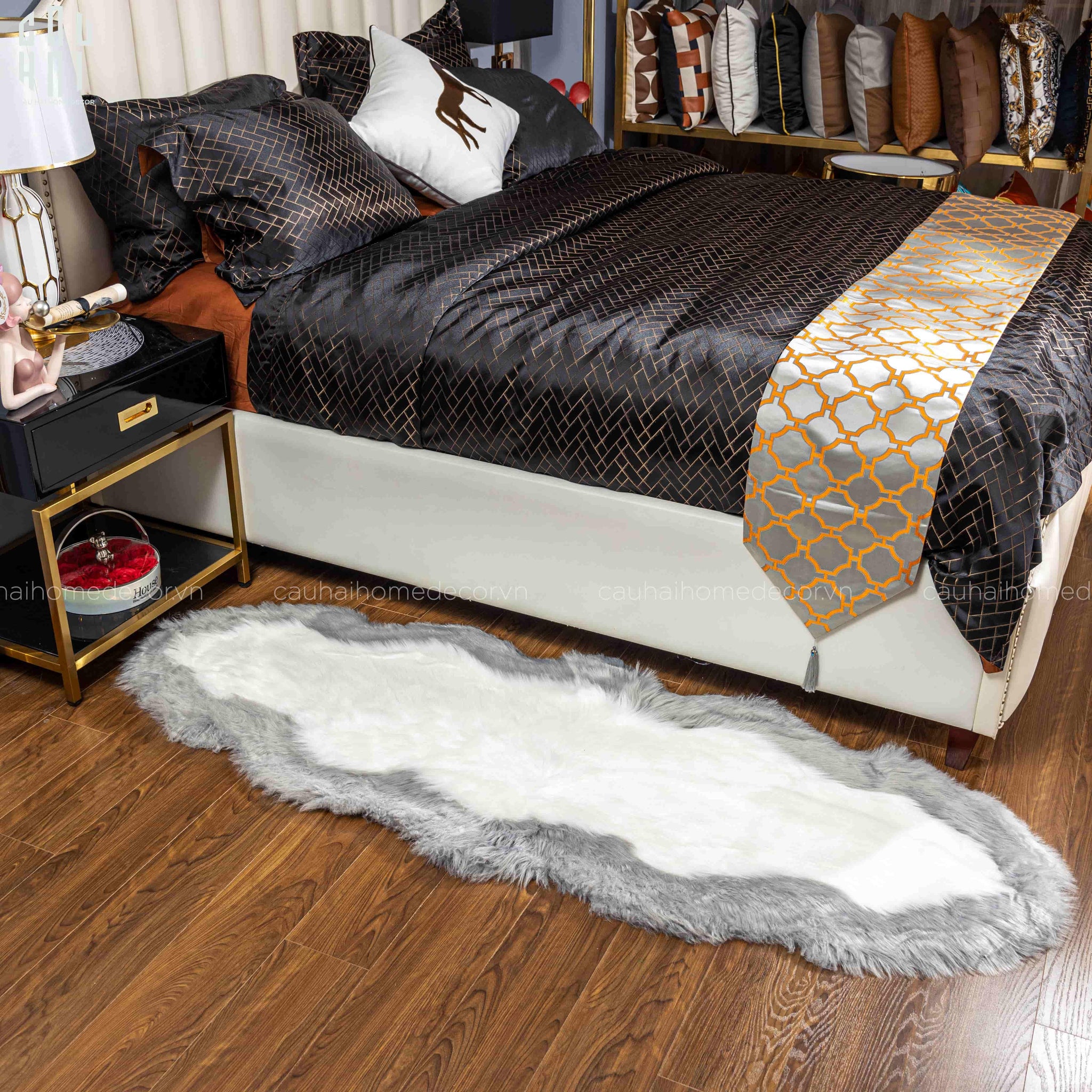 THẢM LÔNG EVERTON - GRAY - CẬU HAI HOME DECOR