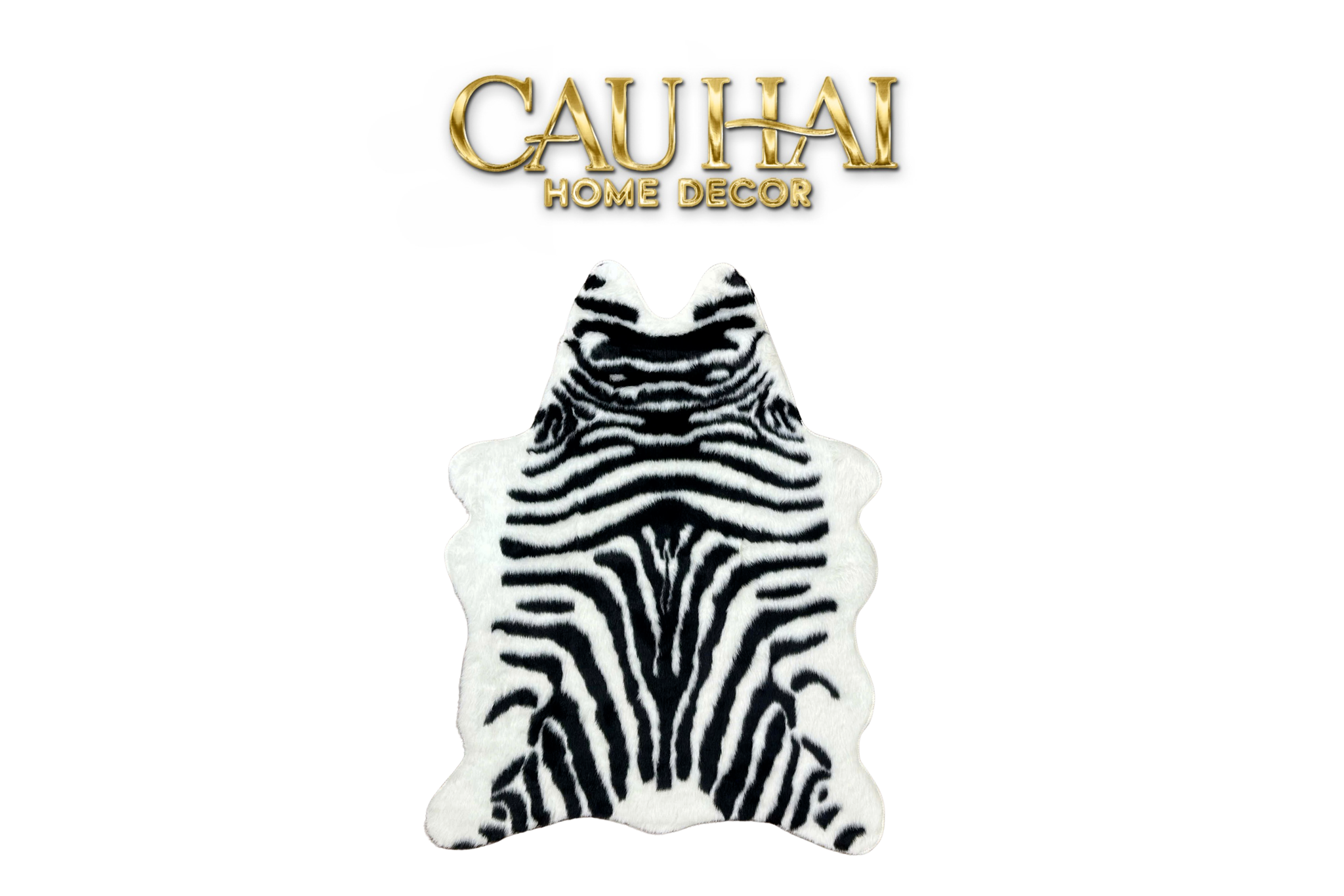 Thảm Lông Tuyết 80X110 Wild Spirit Zebra - CẬU HAI HOME DECOR