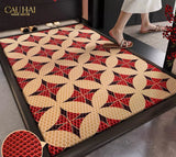Thảm Ngăn Bụi Coil Fiber Đan Vòng 80x100 - Fortune Golden Coin - Anti-Dust 3D Mats-Thảm Ngăn Bụi Coil Fiber-CẬU HAI HOME DECOR-CẬU HAI HOME DECOR