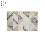 Thảm Sofa Polygon Gold Premium 2M-2M9 Ss25 - CẬU HAI HOME DECOR