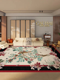 Thảm Trải Sàn Nhung Bỉ 140X200/160X230 - Nocturne Avian Impériale Rectangular-CẬU HAI HOME DECOR