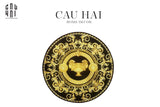 THẢM TRÒN NHUNG BỈ D100 TRẢI SÀN - ROUND CARPET GIANNI VERS. BAROQUE - POWER. &. LOYALTY - CẬU HAI HOME DECOR