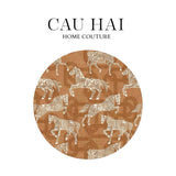 THẢM TRÒN NHUNG BỈ D160/200 - ARRAKIS CAVALIER - CẬU HAI HOME DECOR