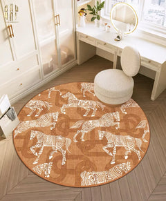 Thảm Tròn Nhung Bỉ D160/200 - Arrakis Cavalier-CẬU HAI HOME DECOR