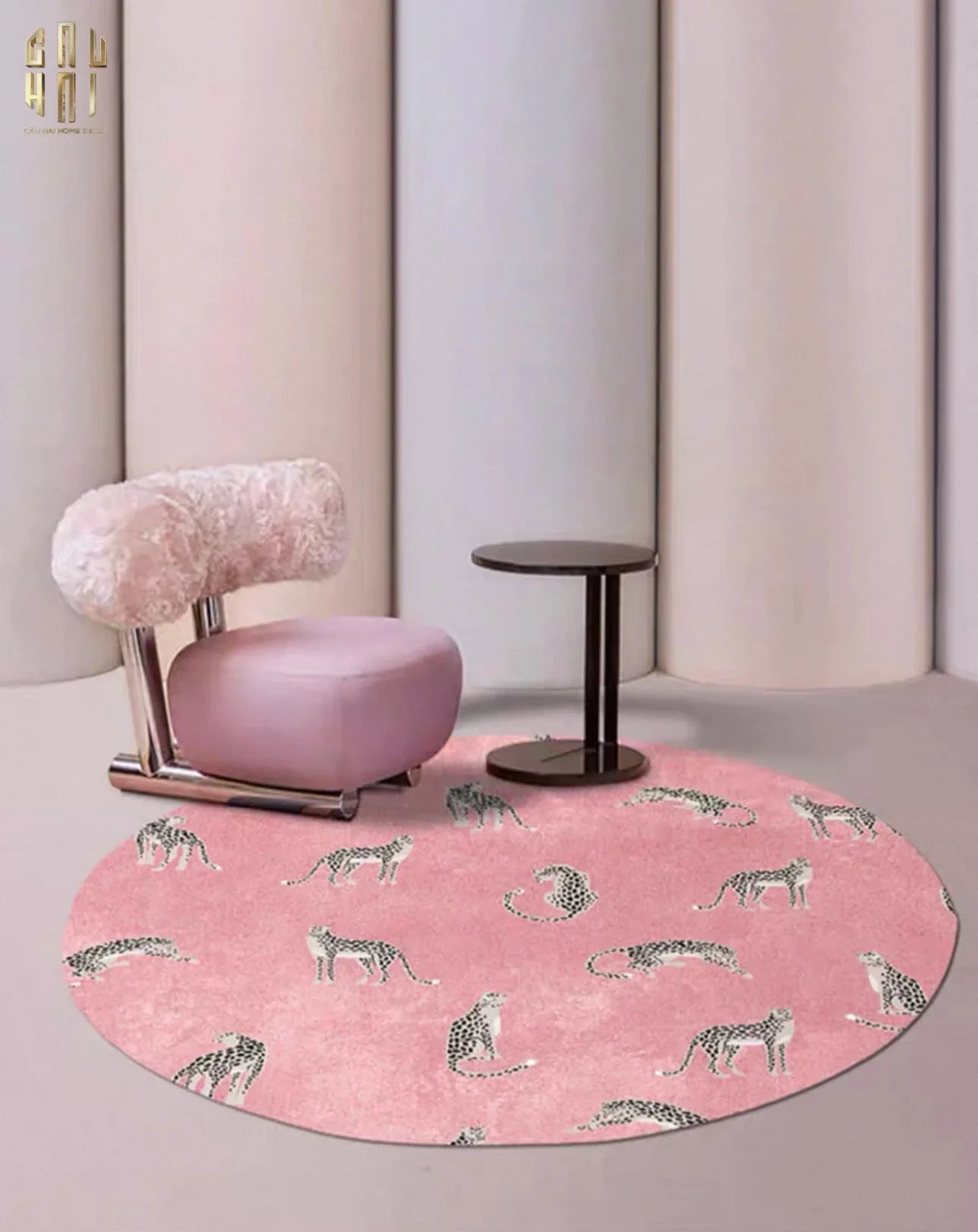 THẢM TRÒN POLY PLUSH™ - PINK PANTHER D120/D150 - CẬU HAI HOME DECOR