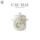 THỐ CHƯNG TIỀM PREMIUM PORCELAIN STEAM POT - CẬU HAI HOME DECOR