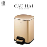 THÙNG RÁC 20L CAO CẤP GOLDEN ELITE PREMIUM - CẬU HAI HOME DECOR
