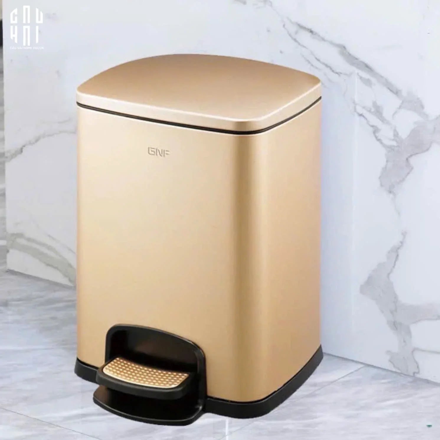 THÙNG RÁC 20L CAO CẤP GOLDEN ELITE PREMIUM - CẬU HAI HOME DECOR