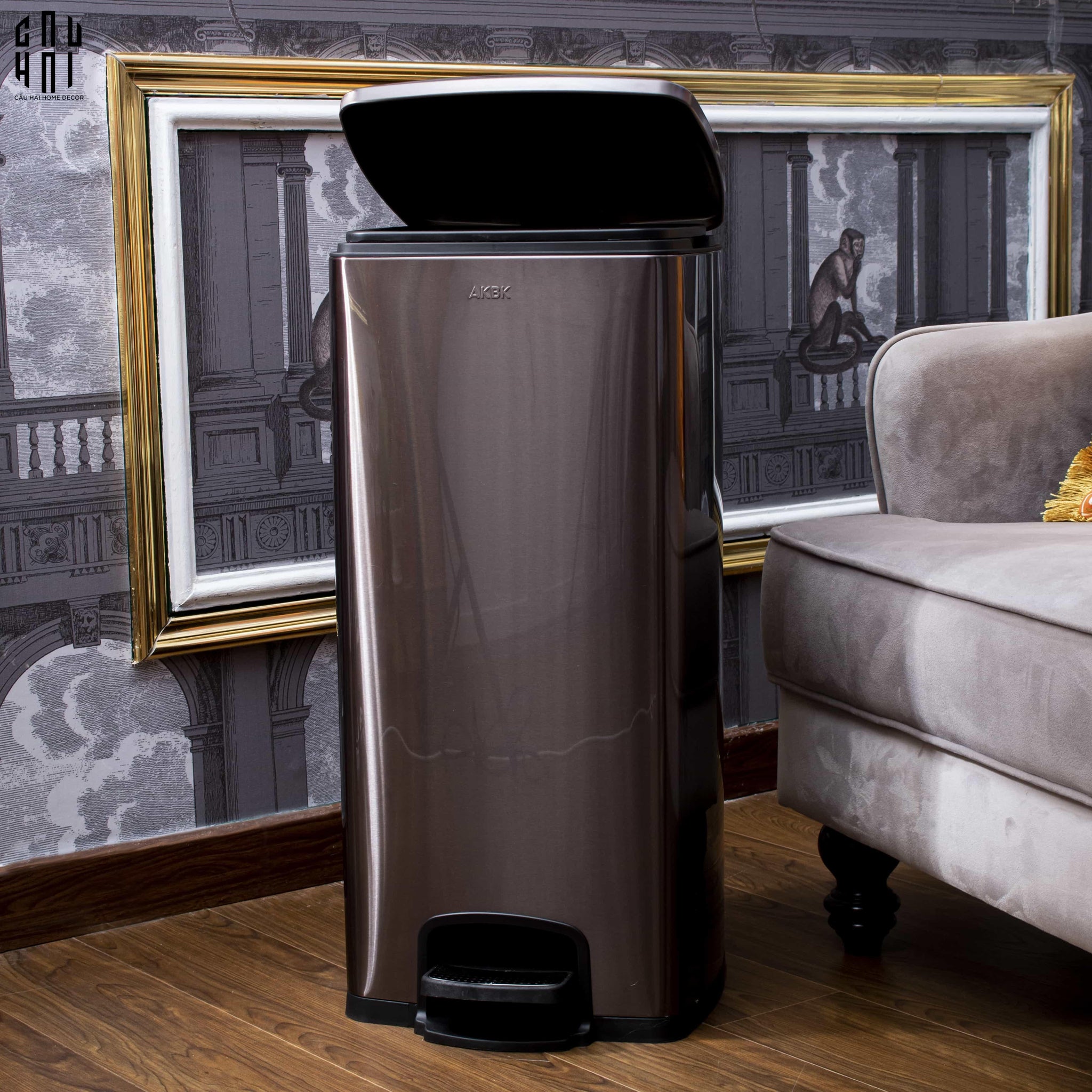 HOME COUTURE - THÙNG RÁC 30L ALURE PREMIUM - CẬU HAI HOME DECOR