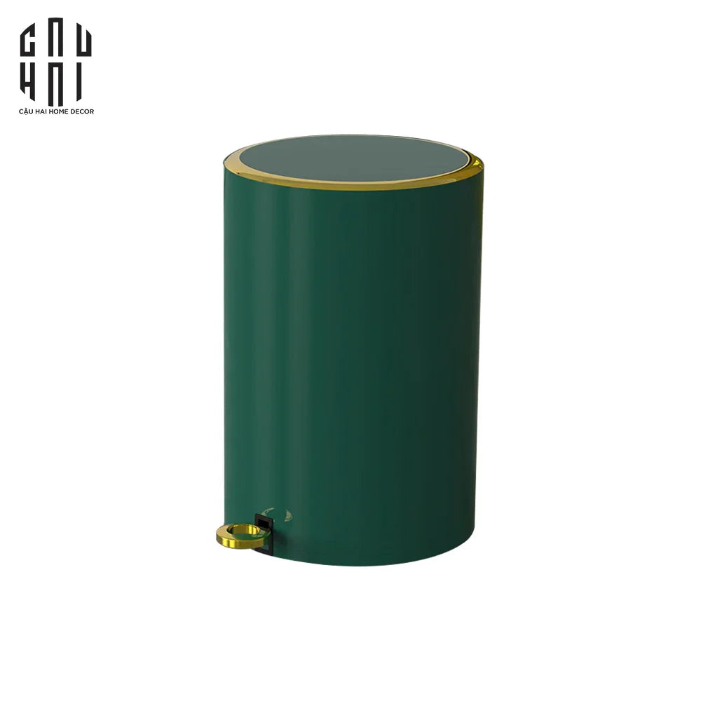 THÙNG RÁC BASIC NEW EDITION 12L - GREEN - CẬU HAI HOME DECOR
