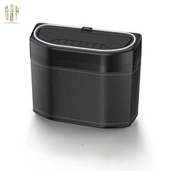 Thùng Rác Bọc Da Car Mini Bin - Noir-CẬU HAI HOME DECOR